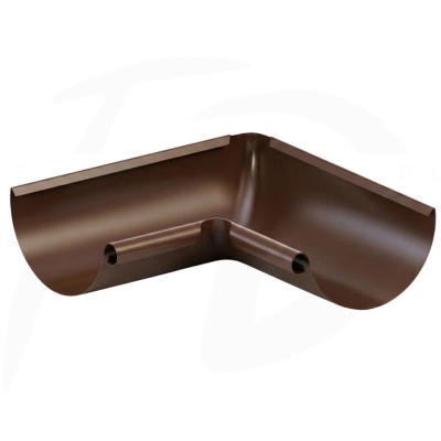 Narożnik wewnętrzny kąt dowolny 80-179° stalowy ⌀ 130 firmy KROP kolor czekoladowy brąz